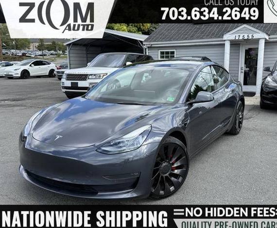 TESLA MODEL 3 2022 5YJ3E1EC7NF321761 image